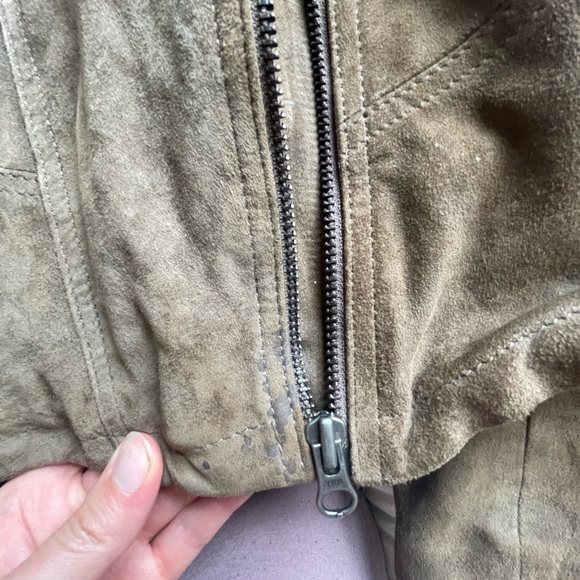 Free People genuine Suede leather moto jacket. - Picture 12 of 15